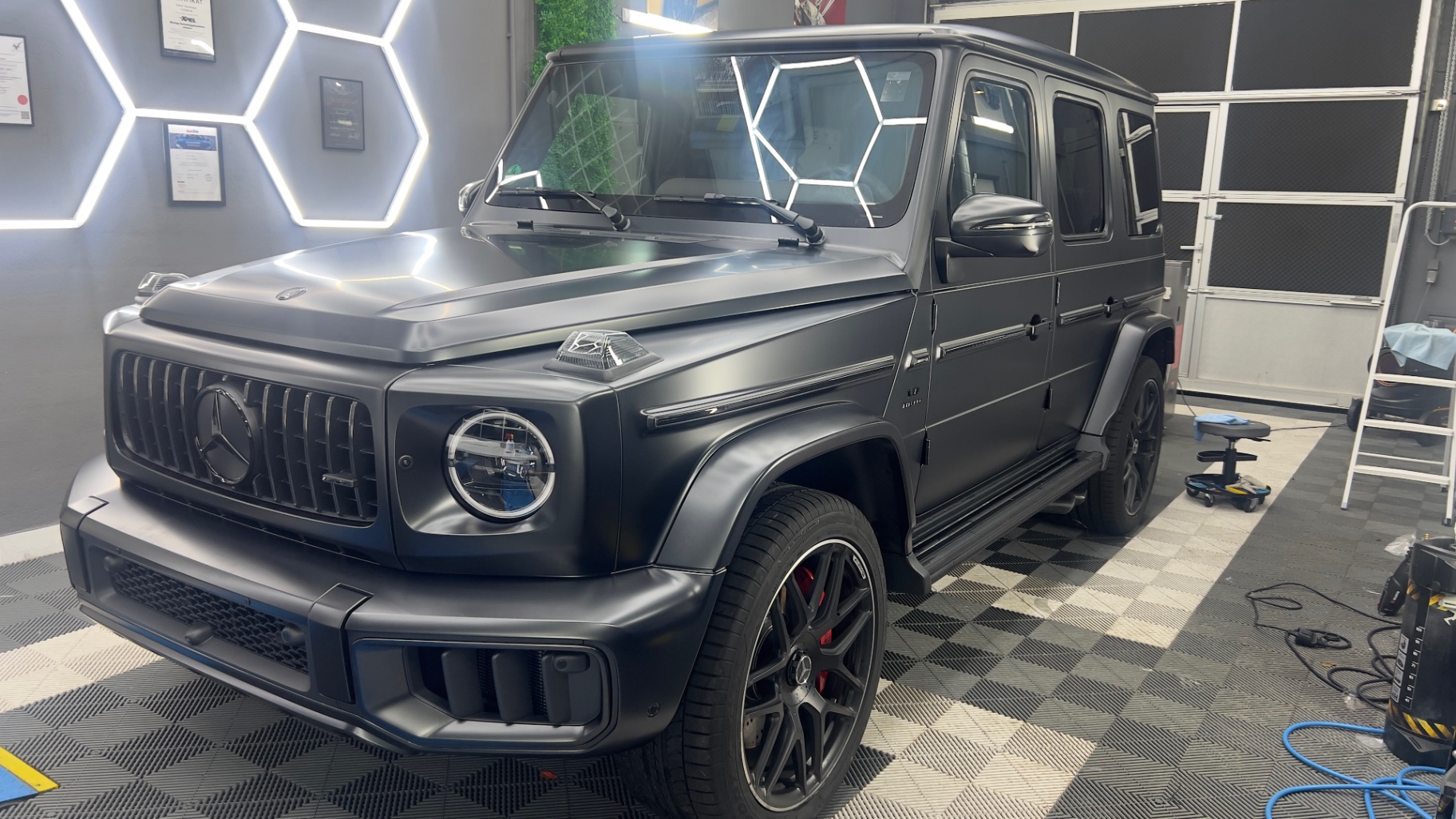 Mercedes-AMG G 63 Matt mit Lackschutzfolierung — Fusion 68 Mannheim