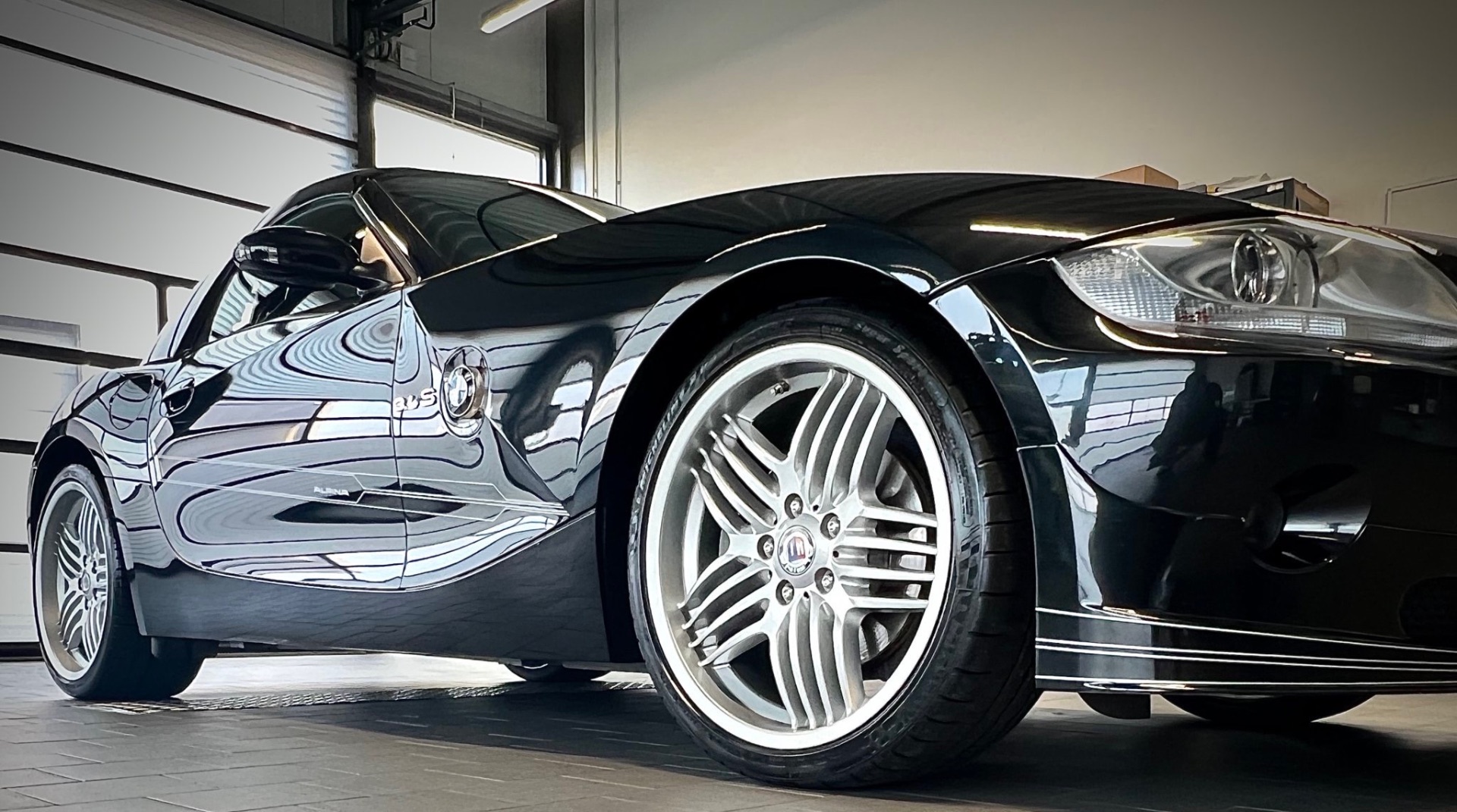 BMW Alpina Z4 Roadster nach Politur & Versiegelung — Fusion 68 Mannheim