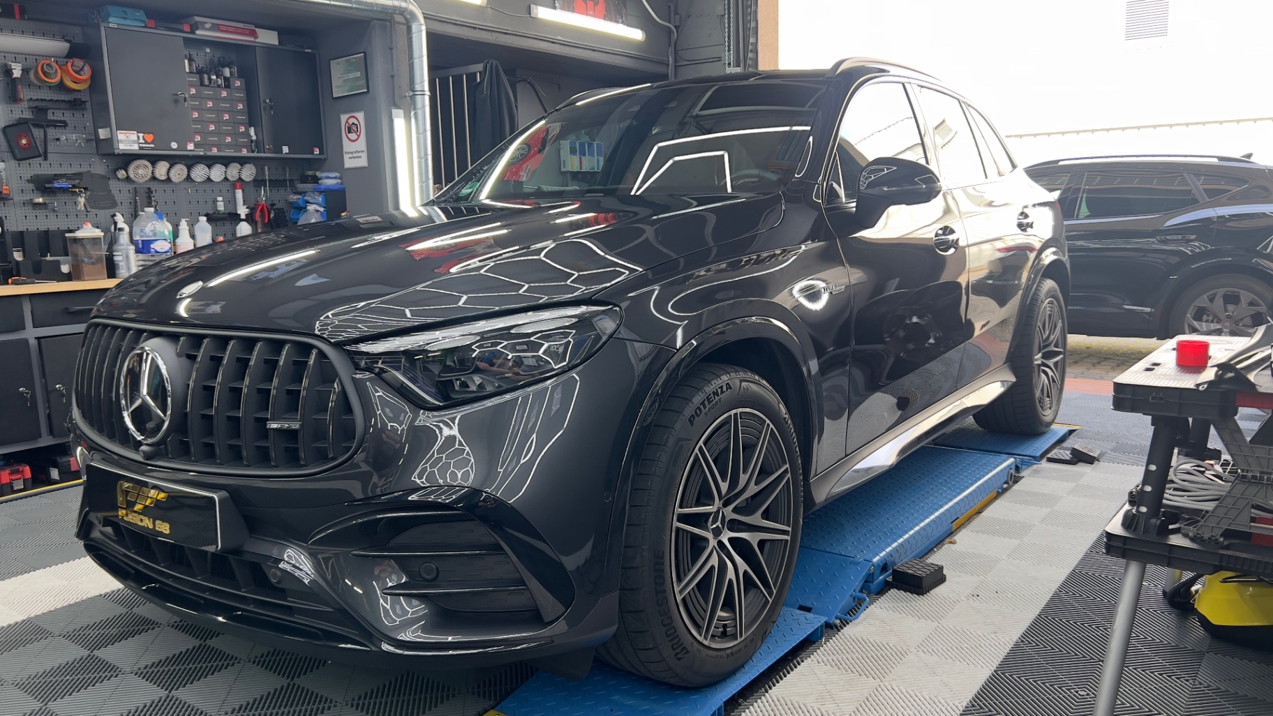 Mercedes-AMG GLC mit Lackschutzfolie — Fusion 68 Mannheim